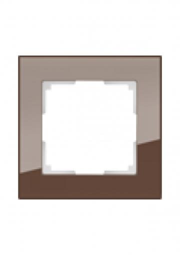 WL01-Frame-01 / Рамка на 1 пост (моккостекло)
